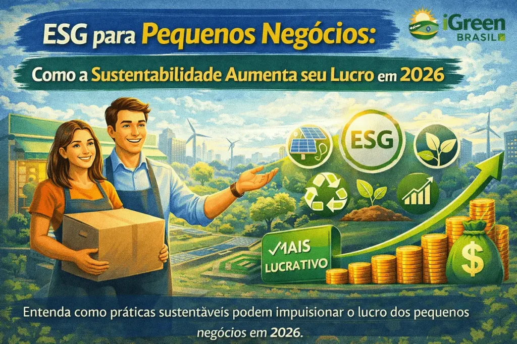 Selo de empresa sustentável e energia limpa iGreen Energy