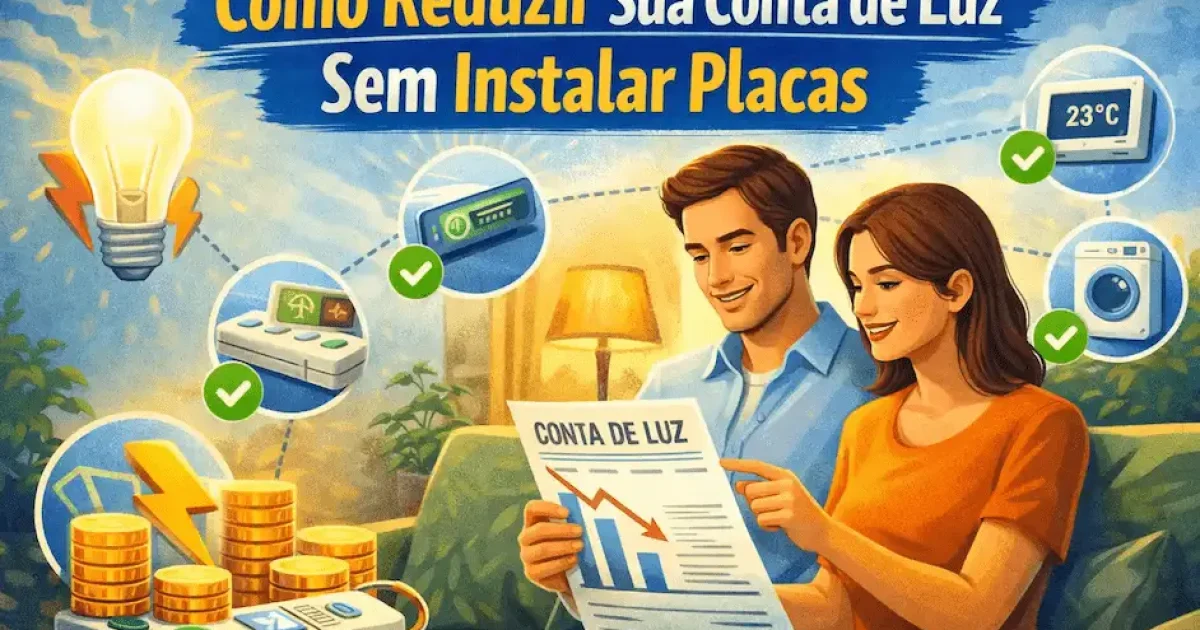 Como Reduzir Sua Conta de Luz Sem Instalar Placas